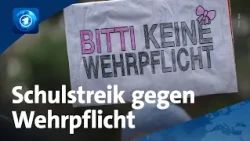 Angst vor Wehrpflicht: Schüler gehen auf die Straße