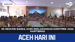 90 Banda Aceh Village Chiefs Declare Commitment to Maintain Public Order | Aceh News Today