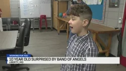 10-year-old student surprised by Band of Angels while undergoing cancer treatment