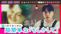 #48 How to say "by any chance" in Korean [KAN KAN KAN! ~Soon-jun’s 5-Minute Easy Korean Lesson~] ...