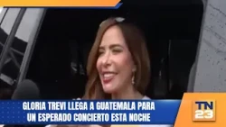 Gloria Trevi arrives in Guatemala for a highly anticipated concert tonight