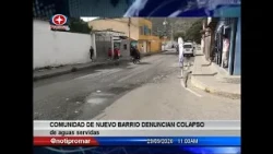 Nuevo Barrio community reports sewage collapse