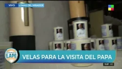 🕯️ VELAS PARA LA VISITA DEL PAPA LEÓN XIV