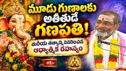 మూడు గుణాలకు అతీతుడే గణపతి! తురీయ తత్వాన్ని వివరించిన ఆధ్యాత్మిక రహస్యం | Mahaganpati Darshanam