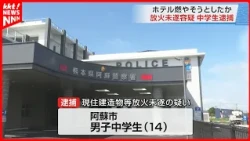 14-Year-Old Middle School Student Arrested for Attempted Arson After Trying to Set Fire to Hotel ...
