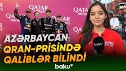 Formula 1 üzrə Azərbaycan Qran-prisi başa çatdı | Qaliblər mükafatlandırıldı - Baku TV