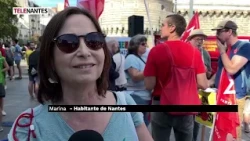 2,000 PEOPLE MARCH FOR THE CLIMATE IN NANTES