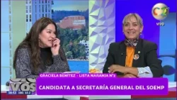 Graciela Benitez Candidate for General Secretary of SOEMP - La Tele con Vos 09/23/2026