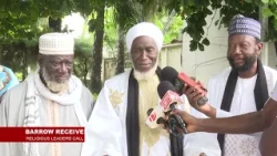 PRESIDENT BARROW RECEIVES A DELEGATION OF IMAMS AT STATE HOUSE