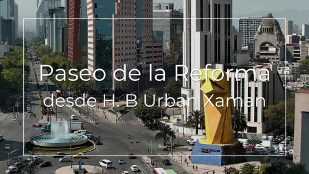 Mexico City - Paseo de la Reforma - Hotel B Urban Xaman Reforma