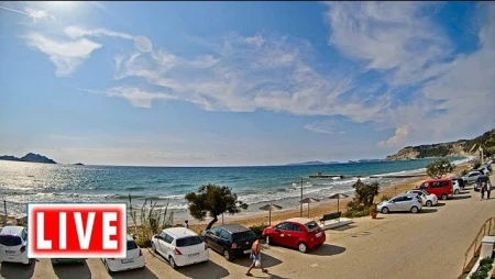 Arillas Beach Live in Corfu, Greece