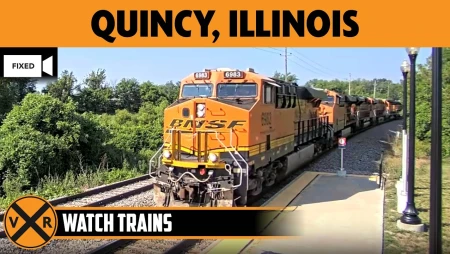 Quincy, Illinois - BNSF Railway - Amtrak Station
