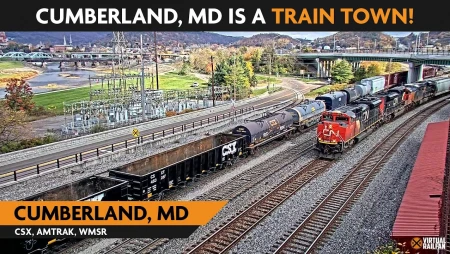 Cumberland - CSX Mainline - South View
