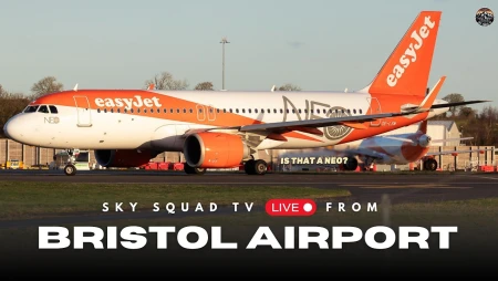Bristol Airport Plane Spotting