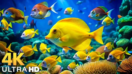 Underwater Aquarium - Coral Reefs and Jellyfish